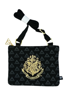 Licensed Harry Potter Cross Body Hogwarts Messenger Bag adjustable strap