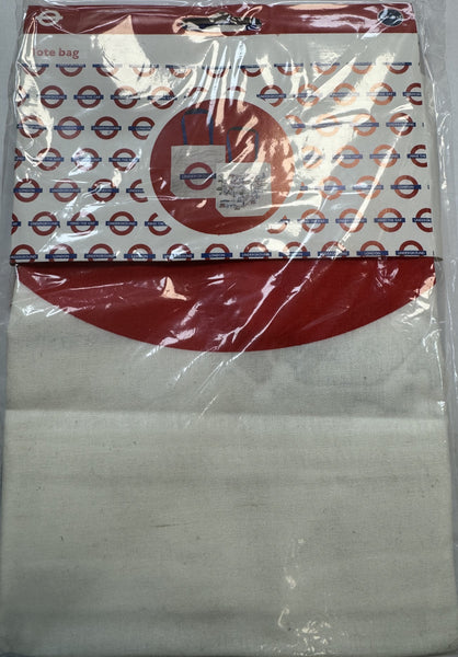 GWCC Licensed Official London Underground tote bag with tube map print London Icons back print Mind the Gap Roundel