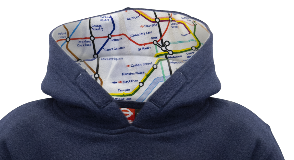 TFL129K Kids Licensed Chain Stitch Embroidery Mind the Gap