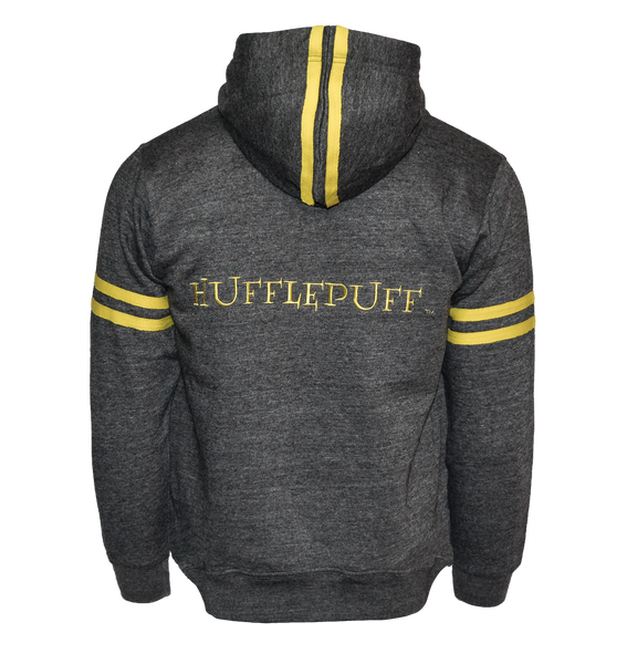 Licensed Harry Potter Unisex Hufflepuff Zipped Hooded Sweatshirt - British Heritage Brands