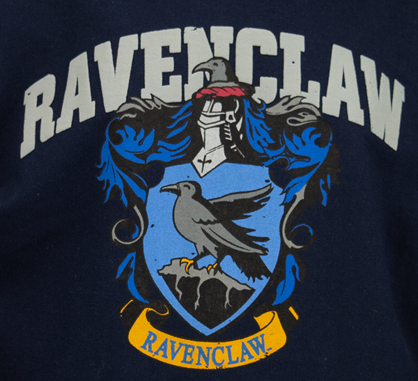 Licensed Unisex Kids Harry Potter Ravenclaw Hoodie sizes 1 year to 13 years Navy - British Heritage Brands
