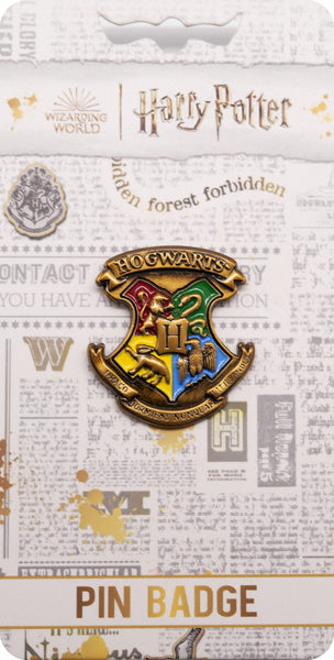 Licensed Harry Potter Enamel metal Hogwarts pin badge 3.4cm by 2.3cm