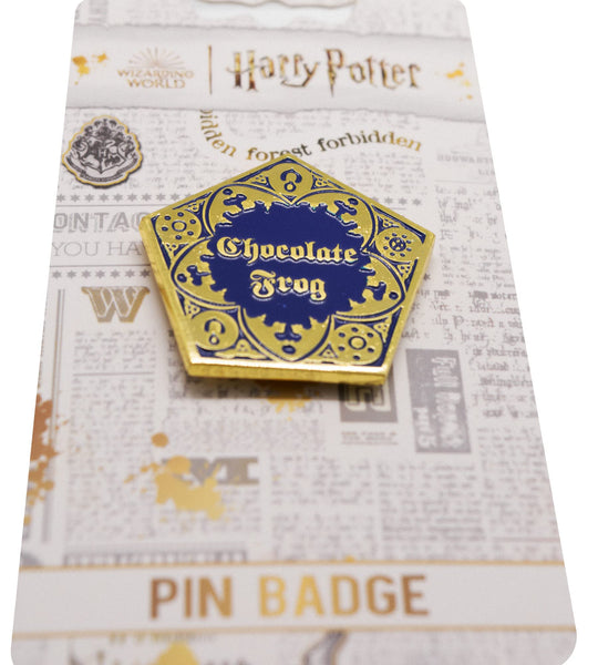 Licensed Harry Potter Chocolate Frog Pin Badge Metal Enamelled 3.5cm by 3.5cm