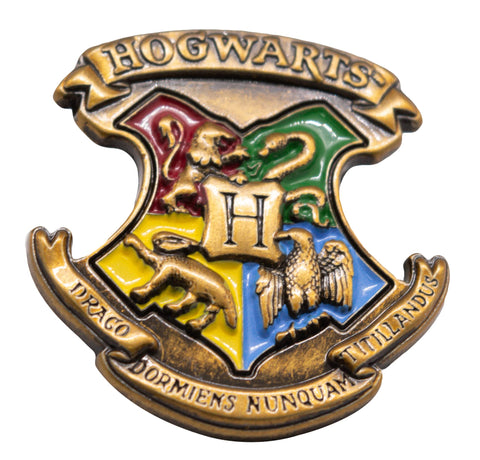 Licensed Harry Potter Enamel metal Hogwarts pin badge 3.4cm by 2.3cm
