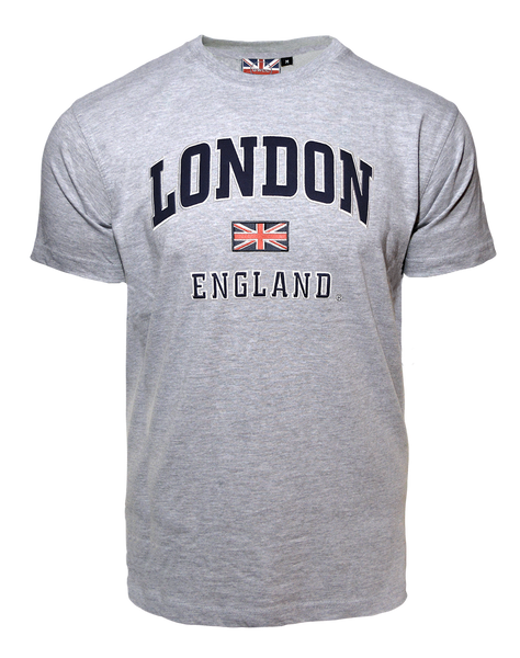 LE105GN Unisex London england Applique Embroidery T Shirt - British Heritage Brands