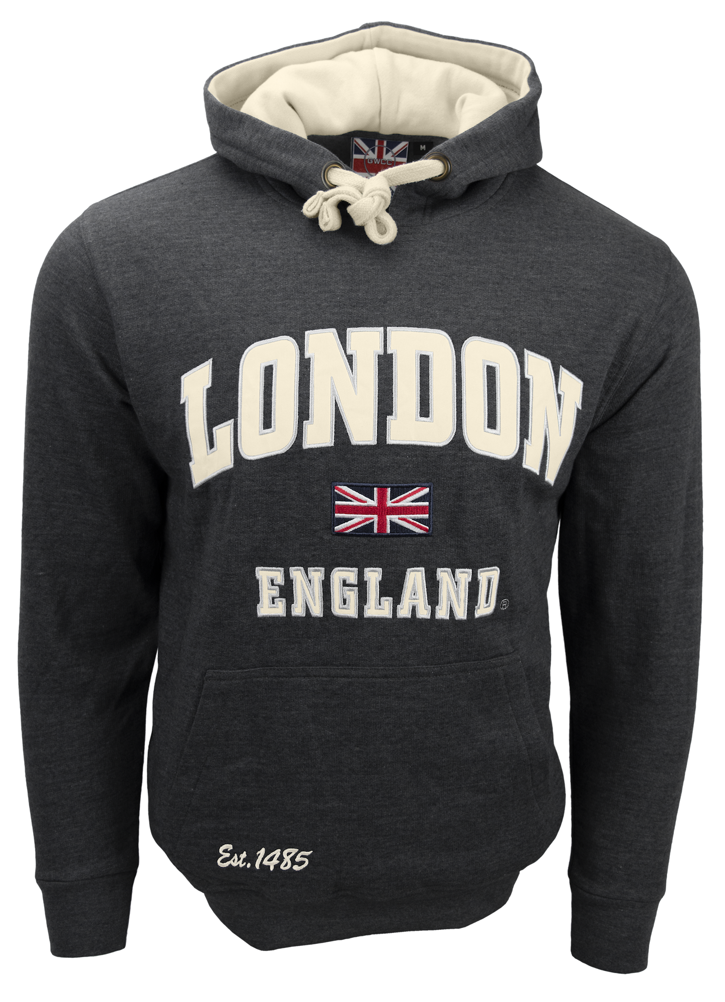 Unisex London England Hoodie Hooded Sweatshirt Charcoal New 2020 Colour - British Heritage Brands