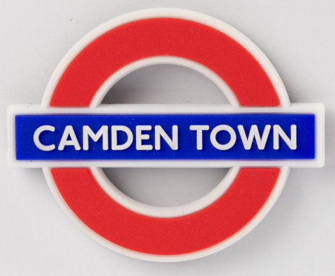 TFL3012 Licensed Camden Town Ductile/Rubber Fridge Magnet - British Heritage Brands