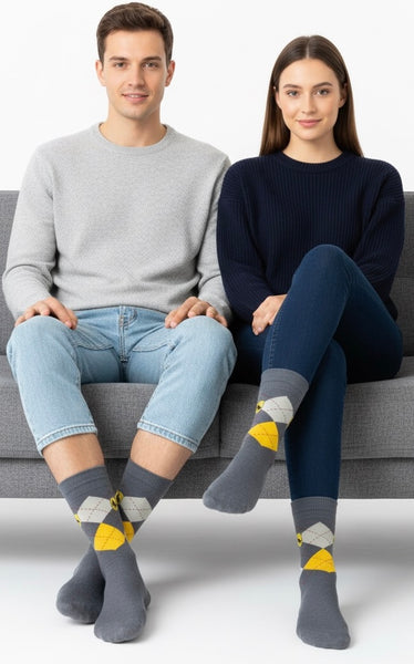 Official Harry Potter Argyle Knitted socks Hufflepuff House