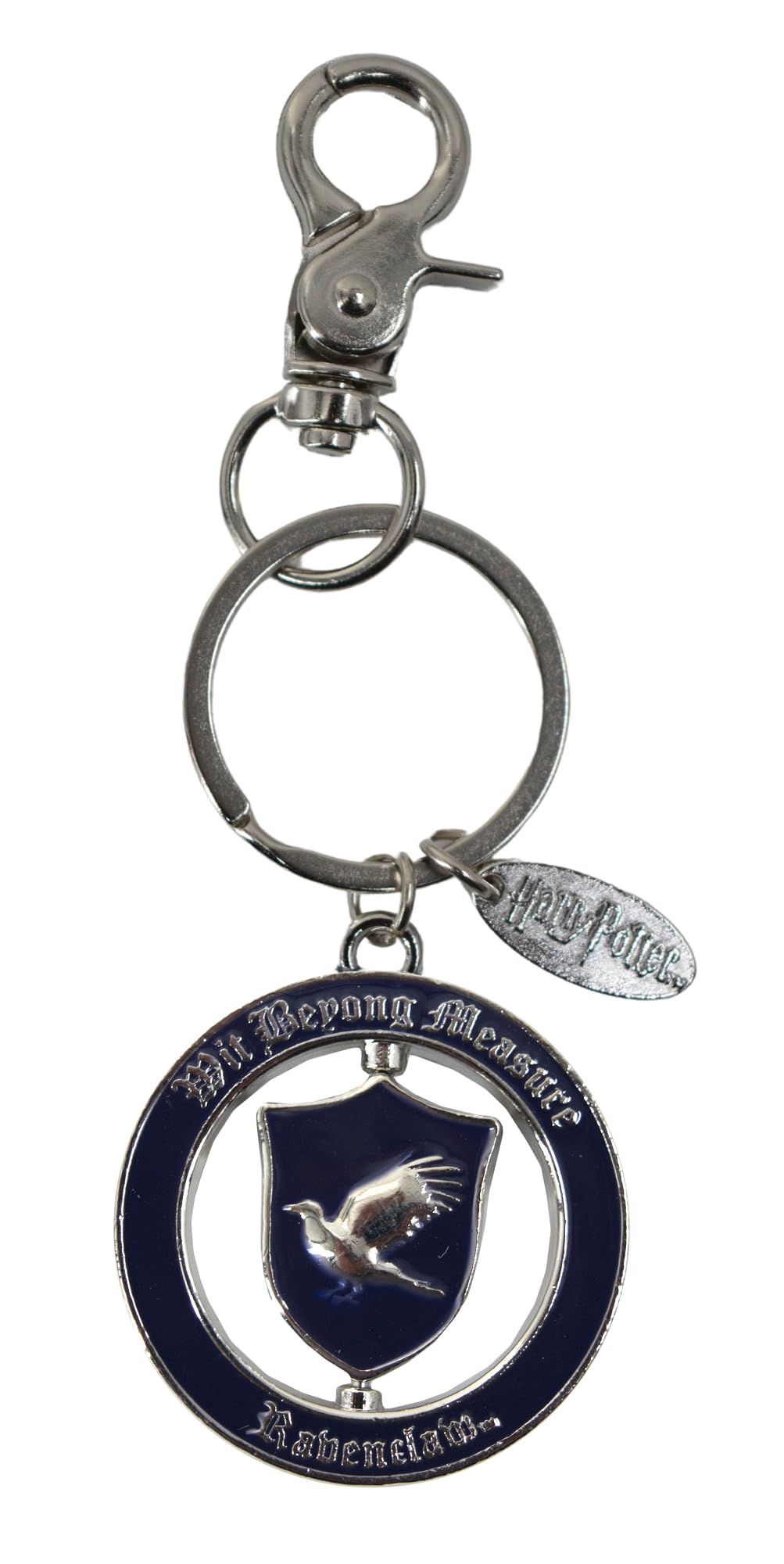 Licensed Harry Potter House Spinner Keyrings, Platform 9 3/4 and Hedwig Spinner Keychain, Harree Birthday, Hedwig and Golden Ticket Keyrings, 9 Styles