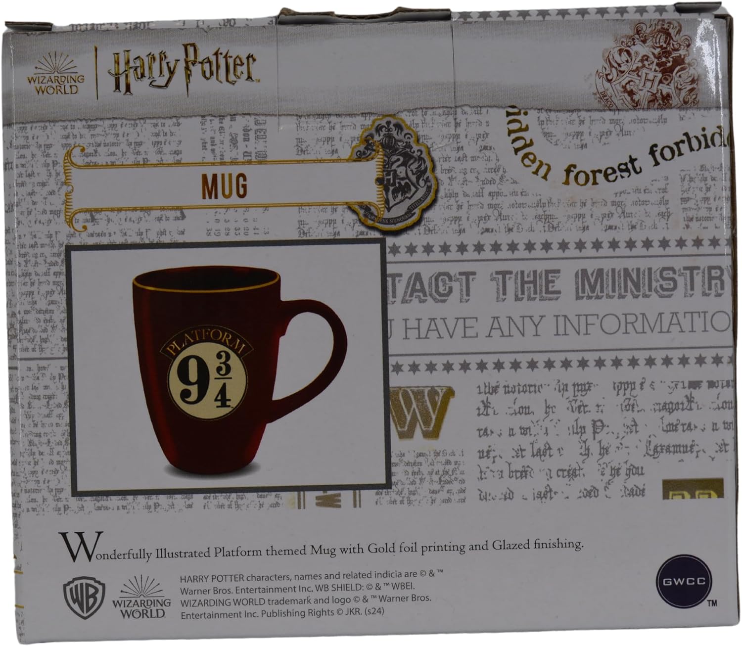 Licensed Harry Potter Platform 9 3/4 Latte Ceramic Mug, Maroon Colour, –  British Heritage Brands