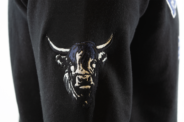Unisex Edinburgh Scotland Hooded Sweatshirt, Hoodie Applique Embroidery Design, XS-4XL, Available in Black, Blue, Off-White, Grey-Pink, Grey-Navy