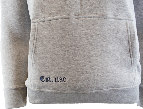 Unisex Edinburgh Scotland Hooded Sweatshirt, Hoodie Applique Embroidery Design, XS-4XL, Available in Black, Blue, Off-White, Grey-Pink, Grey-Navy