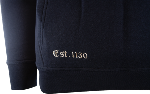 Unisex Edinburgh Scotland Hooded Sweatshirt, Hoodie Applique Embroidery Design, XS-4XL, Available in Black, Blue, Off-White, Grey-Pink, Grey-Navy
