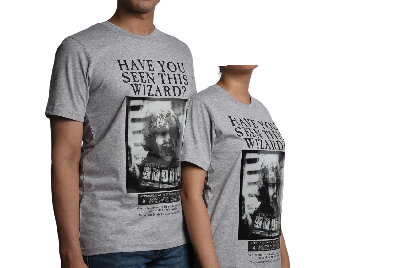 Licensed Harry Potter Unisex Sirius Black Lenticular Printed H-Grey T-Shirt Have You seen This wizard XS to 2XL