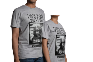 Licensed Harry Potter Unisex Sirius Black Lenticular Printed H-Grey T-Shirt Have You seen This wizard XS to 2XL