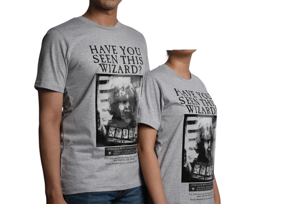 Licensed Harry Potter Unisex Sirius Black Lenticular Printed H-Grey T-Shirt Have You seen This wizard XS to 2XL