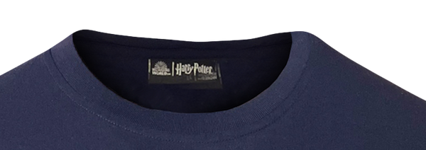 Licensed Harry Potter Lumos T-Shirt, Unisex,Navy,XS to 2XL,'Happiness can be Found, Even in Darkest of Times, if one only Remembers to Turn on The Lights'