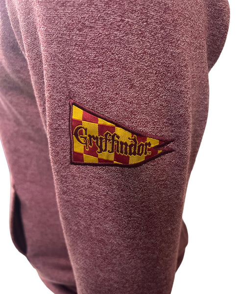 HP130 Licensed Unisex Chainette Fabric Quidditch Hoodie Gryffindor XS to 2XL