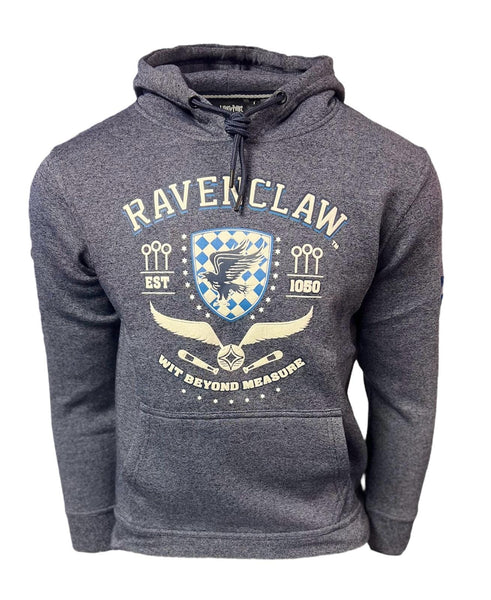 HP130 Licensed Unisex Chainette Fabric Quidditch Hoodie Ravenclaw XS to 2XL