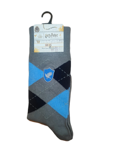 Official Harry Potter Argyle Knitted socks Ravenclaw House