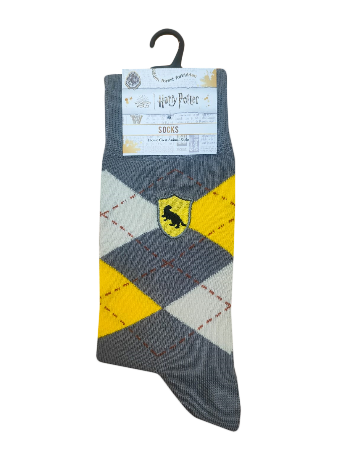 Official Harry Potter Argyle Knitted socks Hufflepuff House