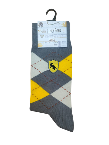 Official Harry Potter Argyle Knitted socks Hufflepuff House