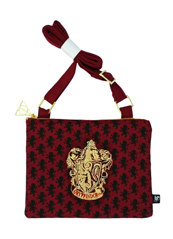 Licensed Harry Potter Gryffindor Cross Body Messenger Bag adjustable strap