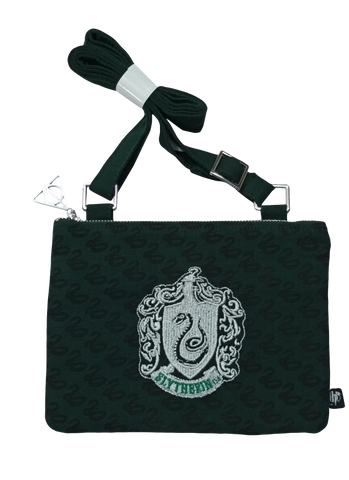 Licensed Harry Potter Slytherin Cross Body Messenger Bag adjustable strap
