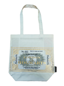 New Licensed Harry Potter Hogwart Express Golden Ticket Tote Bag