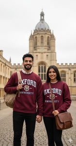 OU201 Unisex Licensed Oxford University Sweatshirt Maroon
