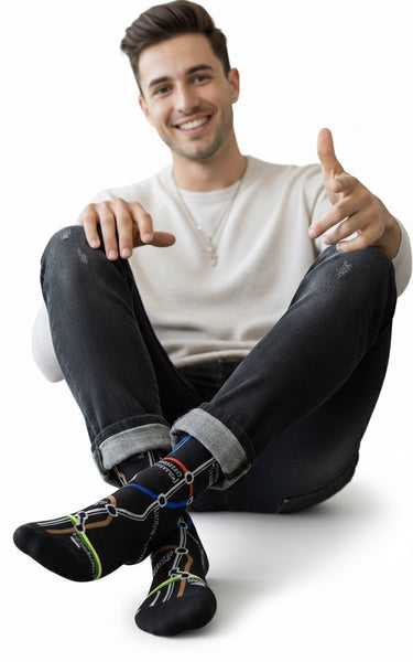 TFL6301 Mens Licensed Underground Tube Map Sock Size 6-11 - British Heritage Brands