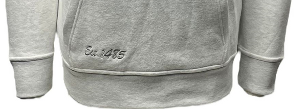 LE129 Unisex London England Applique Embroidery Ash Grey Colour XS to 4XL