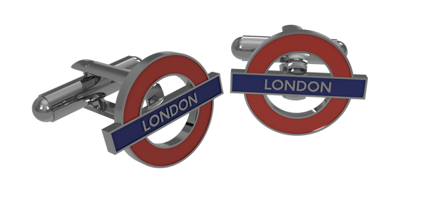 Licensed London Underground Enamel Cufflinks 3 Styles in Gift Box UND MTG LON