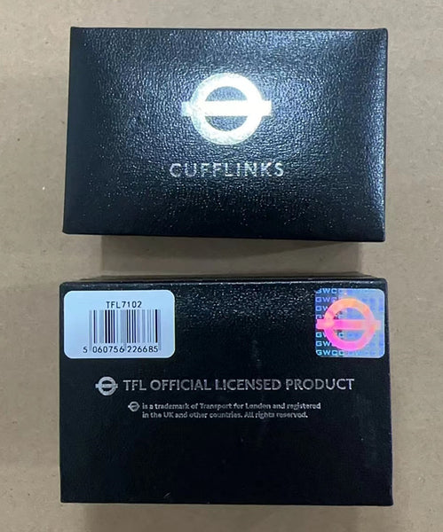 Licensed London Underground Enamel Cufflinks 3 Styles in Gift Box UND MTG LON