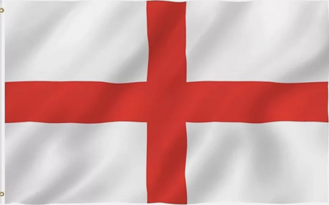 From £3 Giant Large Big 9ft by 5ft St Georges Flag England(2.75M by 1.52M) in pack of 1, 5, 10 and 50, English British Union Jack