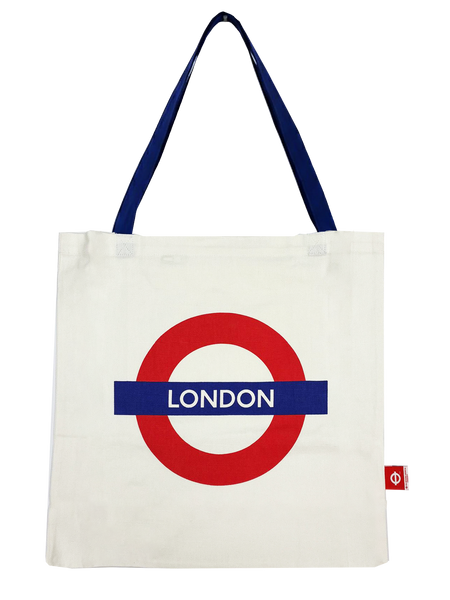 Licensed London Underground Tote Bags, with zip pocket inside, 6 Designs, London,Notting Hill, Camden Town, Oxford Circus, Piccadilly Circus and London Heart, Size 41 x 6 x 40 cm - British Heritage Brands