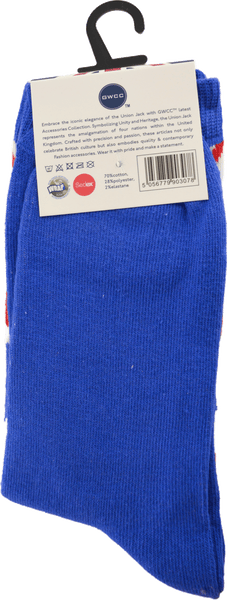 Union Jack British Ladies Crew Socks and Ankle(trainer) socks, colour Navy and Red, sizes 4-7 (35-38 Euro)