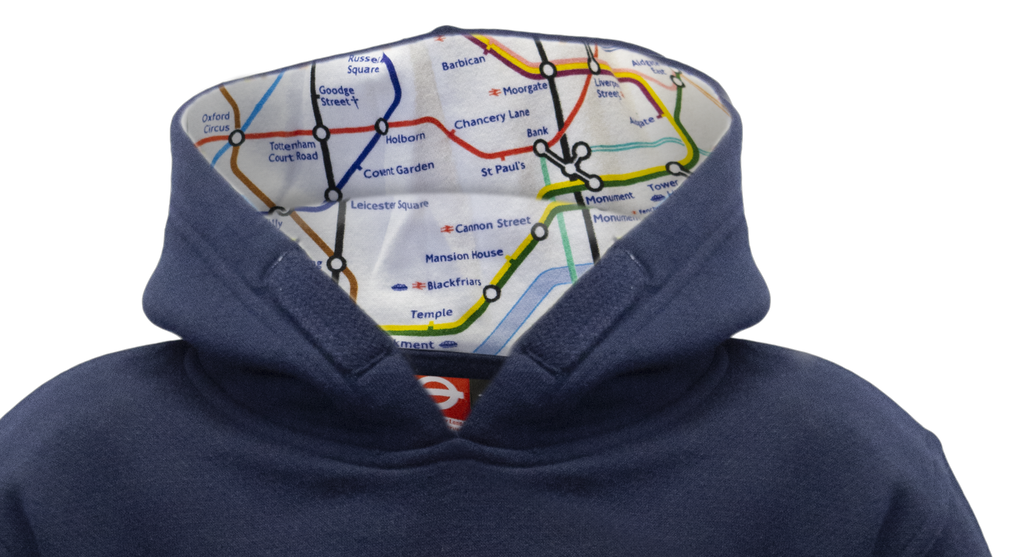 TFL129K Kids Licensed Chain Stitch Embroidery Mind the Gap Hoodie