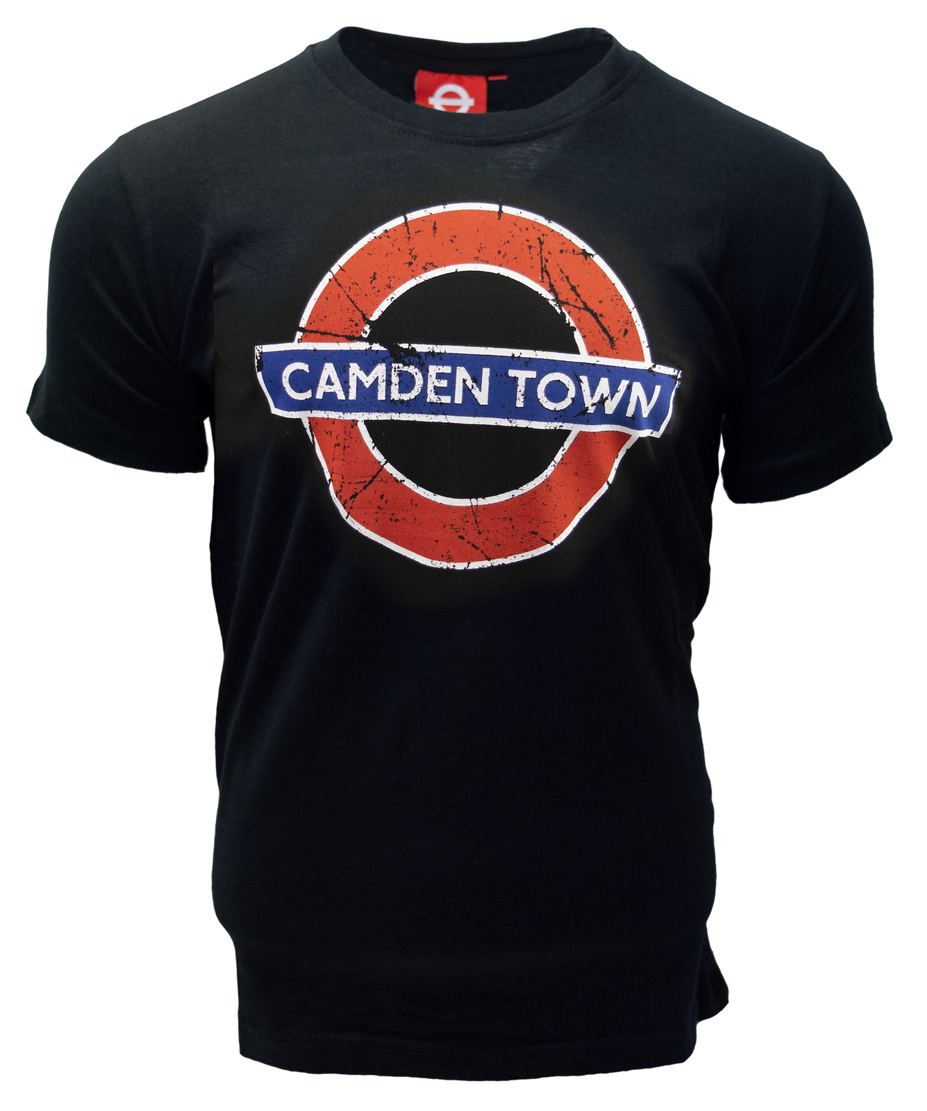 Licensed TFL101CT Unisex London Undergound Camden Town T Shirt Black