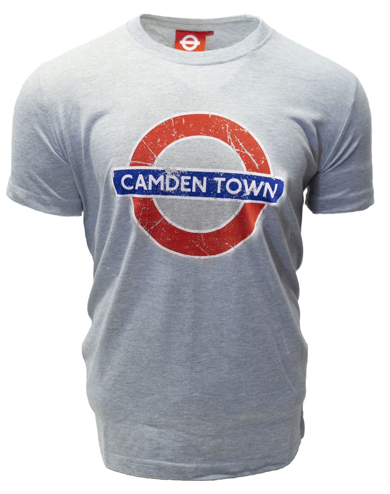 Licensed TFL101CT Unisex London Undergound Camden Town T Shirt Grey