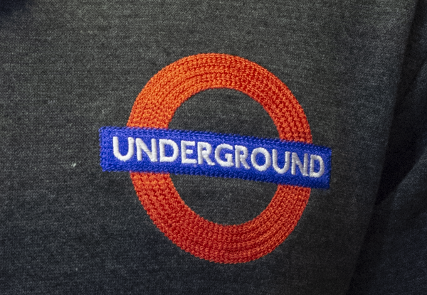 TFL129Z Licensed Unisex Underground Roundel Zipped Hooded Sweatshirt - British Heritage Brands