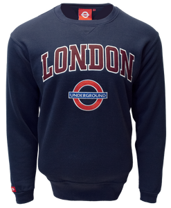 TFL201 Licensed Unisex London Applique Underground Sweatshirt - British Heritage Brands