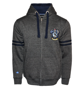 Licensed Harry Potter Unisex Ravenclaw Zipped Hooded Sweatshirt - British Heritage Brands