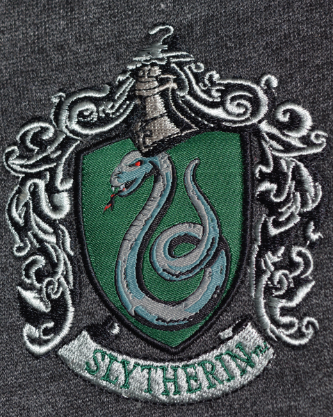 Licensed Harry Potter Unisex Slytherin Zipped Hooded Sweatshirt