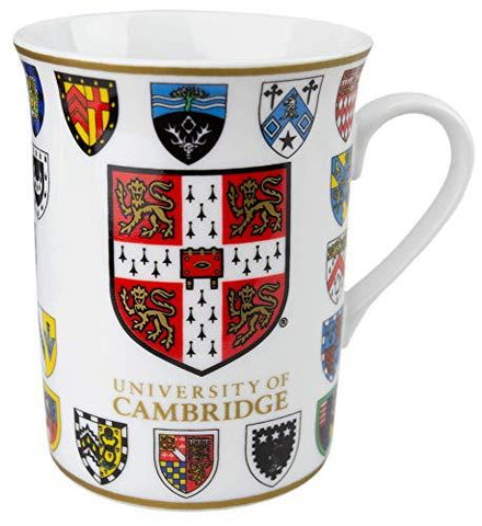 Licensed Official Cambridge University College Crests Bone China Mug Gift Box