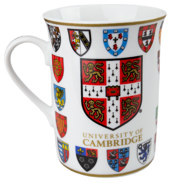 Licensed Official Cambridge University College Crests Bone China Mug Gift Box