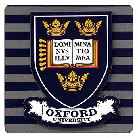 Oxford University Official Licensed Stripe Wooden Fridge Magnet