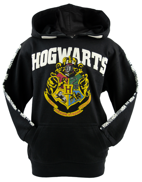 Licensed Unisex Kids Harry Potter Hogwarts Hoodie sizes 1 year to 13 years (1-2) Black