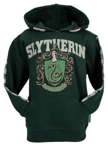Licensed Unisex Kids Harry Potter Slytherin Hoodie sizes 1 year to 13 years