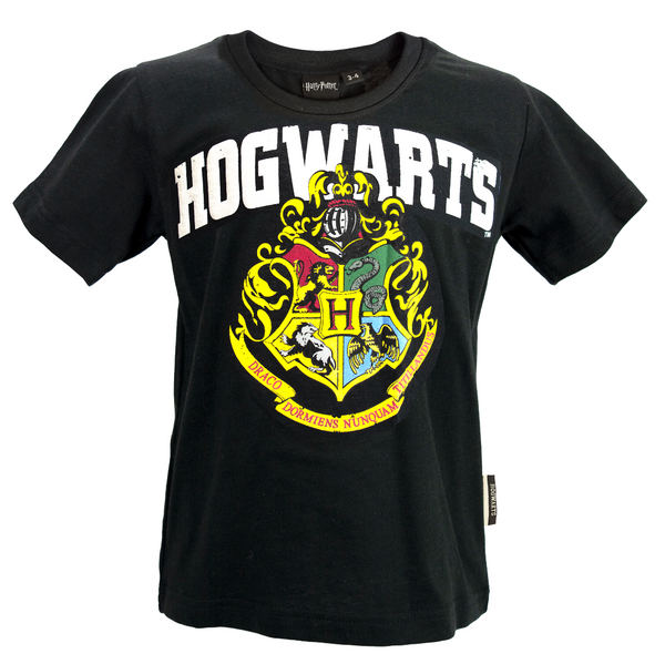 Licensed Kids Unisex Harry Potter Hogwarts T-Shirt Sizes 1 Year to 13 Years